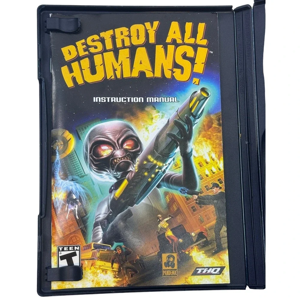 Destroy All Humans Sony PlayStation 2 PS2 Greatest Hits Game with Manual